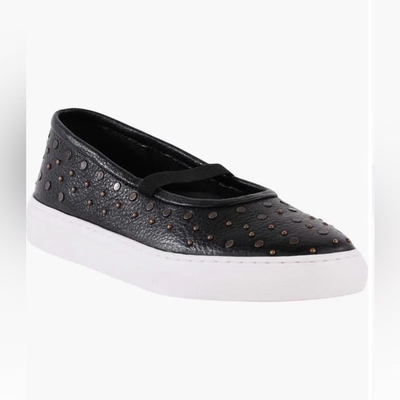 Seychelles Shoes - Seychelles NEW Moon Child Stud Mary Jane Flat in black leather size 7 women’s
